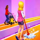 Bridge Cleaner Runner Game