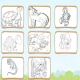 Desert Animals Coloring Book